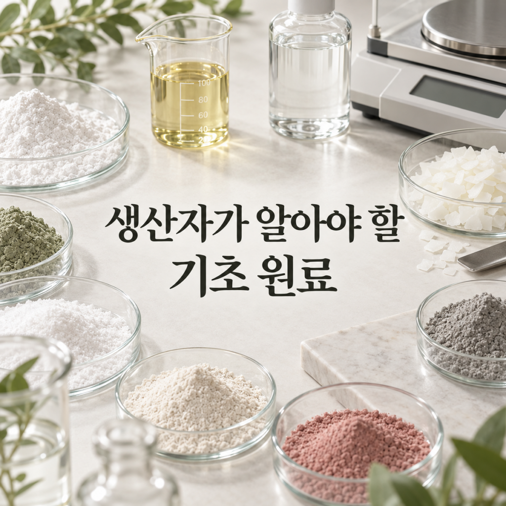원료 — 생산자가 알아야 할 기초 원료
