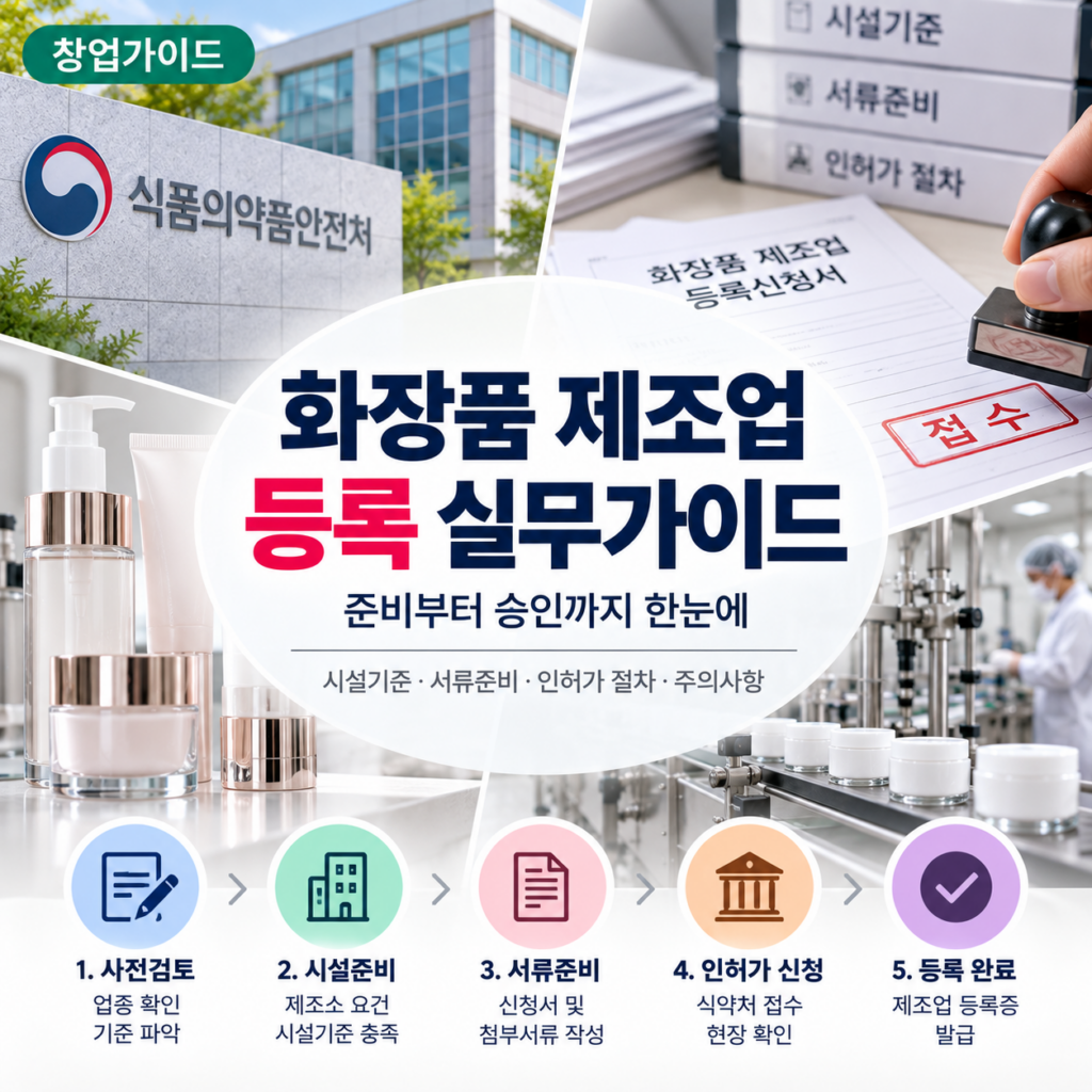 화장품 제조업 — 화장품 제조업 등록 실무가이드