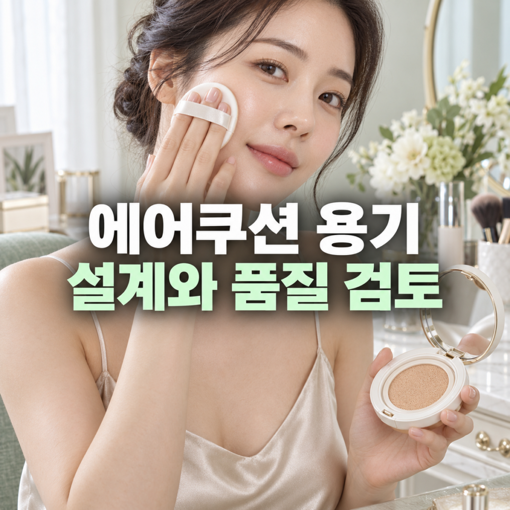 에어쿠션 — 에어쿠션 용기 설계와 품질 검토 — 케이스·함침재·망·퍼프의 재질과 처방 상용성