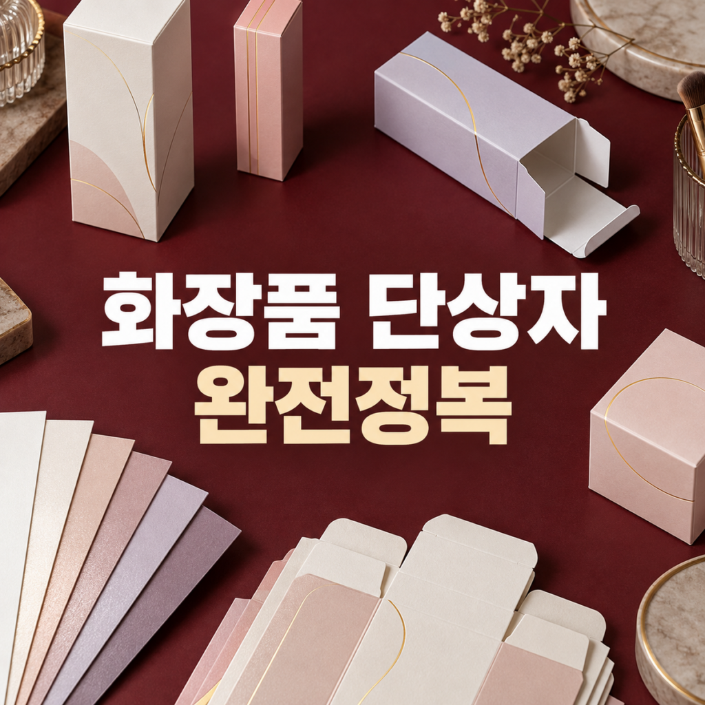 단상자 — 화장품 단상자 완전정복 — 재질·규격부터 전개도·제작 순서·가격·금형비까지