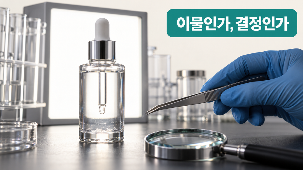 33장 결정성 이물 그림 1