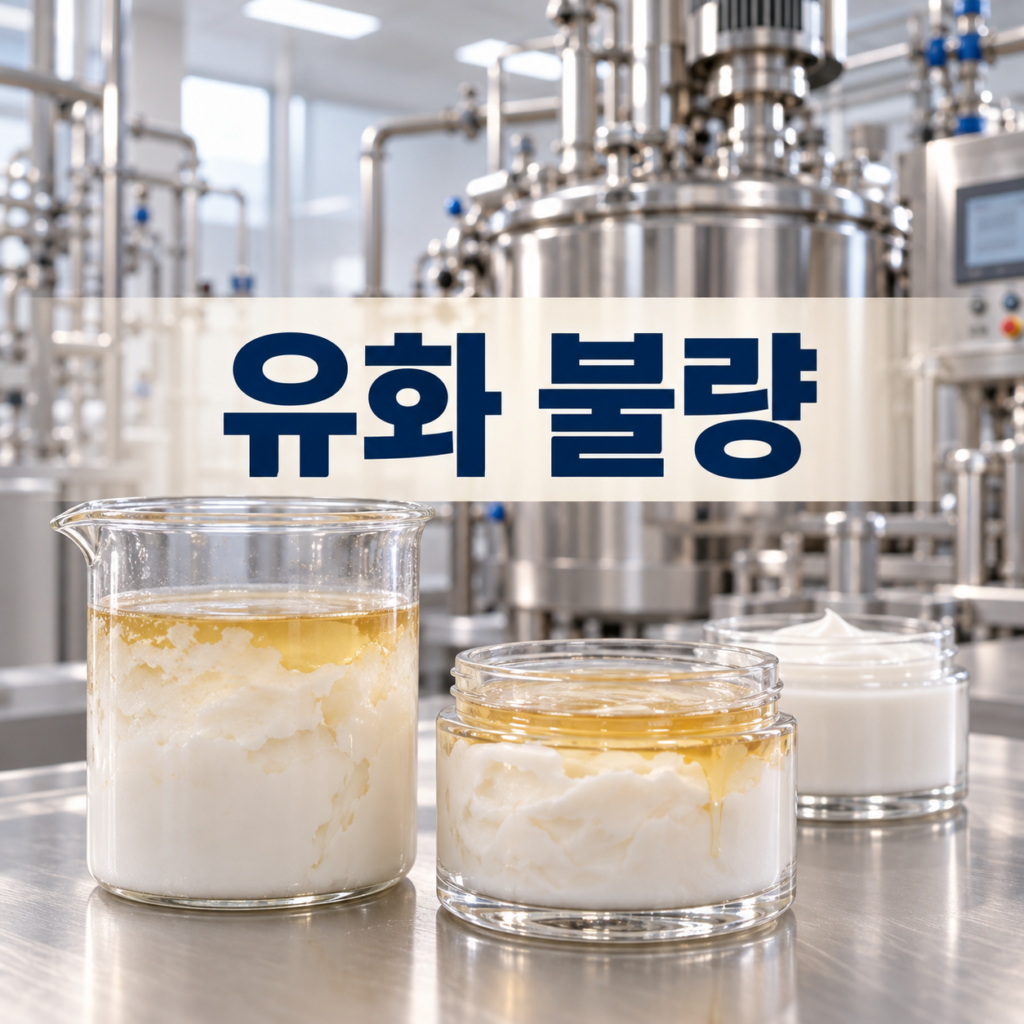 유화 불량 — 31장. 유화 불량 — 분리·점도 이상·거친 결·기포는 어디서 오는가