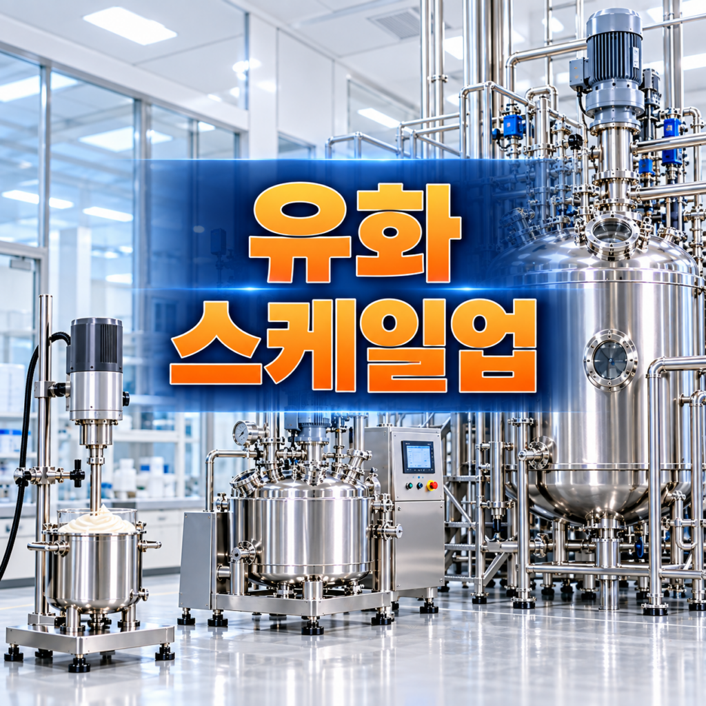 유화 스케일업 — 실험실 처방을 양산으로